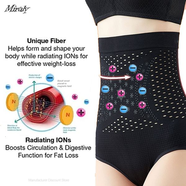 

waist tummy shaper ionstech unique fiber restoration shaper women tummy control shapewear fat burning slimming waist trainer underwear panti
