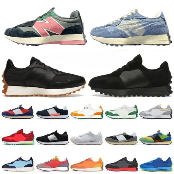 

designer og new balance 327 outdoor shoes white sea salt grey day mushroom cherry blossom blue haze cookie pink bb327 mens women trainers sn, White;red