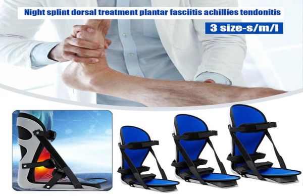 

night splint orthopaedic foot support rehab treatment ankle support for plantar fasciitis achilles drop foot pain8525975, Blue;black