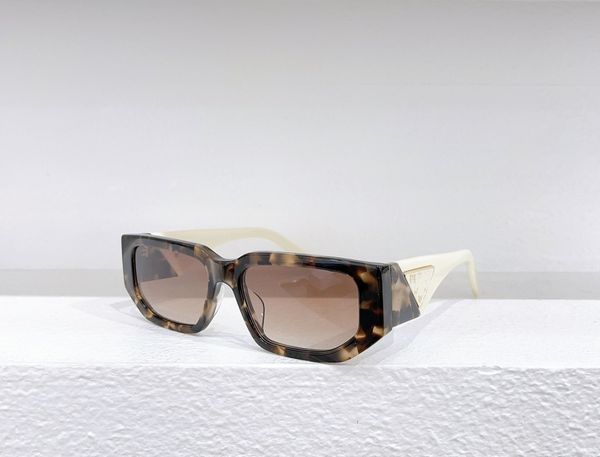 

praada sunglasses for women spr09z fashion brand mens prad sunglasses classic square rectangle thick frame anti-uv400 with case, White;black