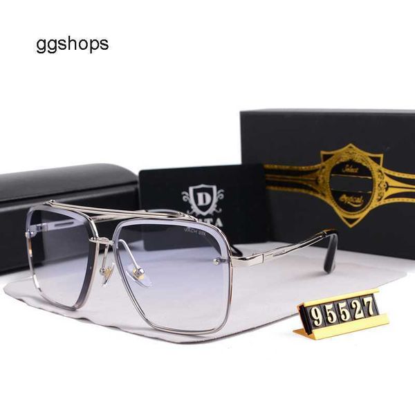 

new brand men pair eyewear women square uv400 protective aviation eyeglasses luxury brands dita with case 95527, White;black