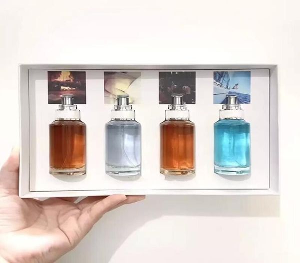 

selling perfume for men long lasting natural spray bottle set 30ml 4pcs lazy sunday morning gentleman nice package parfum frag9618940