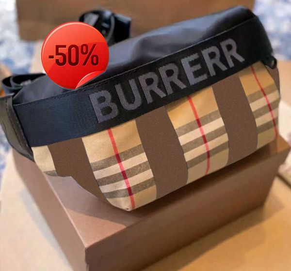 

luxurys designers bags vintage check nylon chest belt bum bag fanny pack sonny bumbag tote wallet waist classic stripe wome53