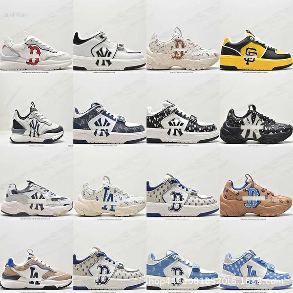 

putian yankees senior shoe series men's and women's low dad shoes with elevated thick sole versatile sneakers, Black