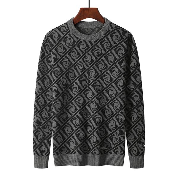 

2023 mens women sweaters classic full letter sweater luxury clothes leisure multicolor 8 choice, White;black