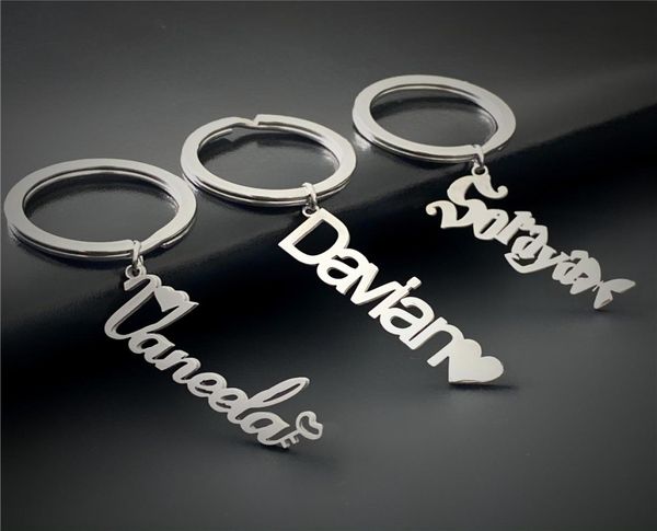 

key chain personal name customized jewelrycustomized key chains customized personalized name pendant keychain custom lovers 39 n9519016, Slivery;golden