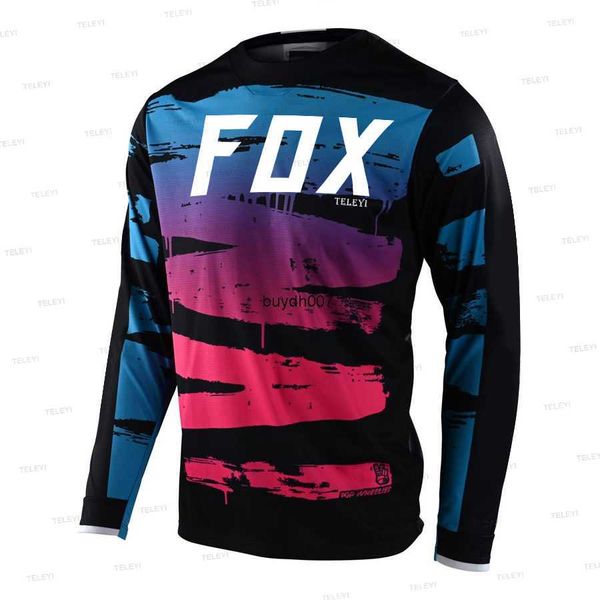 

zt4a men's t shirts t-shirts 2023 new style mx summer long-sleeved downhill mtb mountain bike cycling breathable designer clothes motoc, White;black