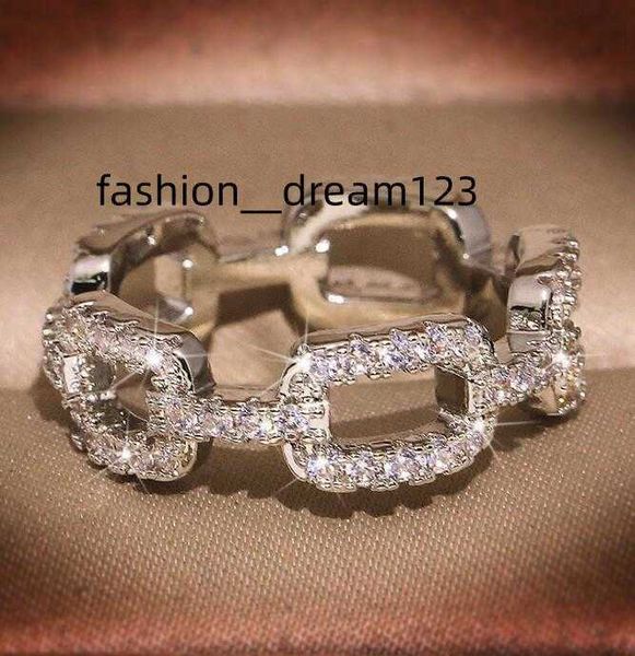 

fashion brand designer band rings for women silver shining crystal ring party wedding jewelry with cz bling diamond stone