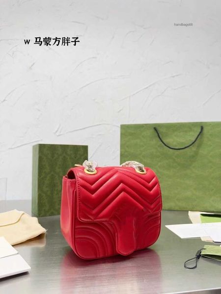 

classic women's small square bag 5a luxury fashion purse macaron mini mamun wave pattern shoulder bag horse shoulder messenger chain fa