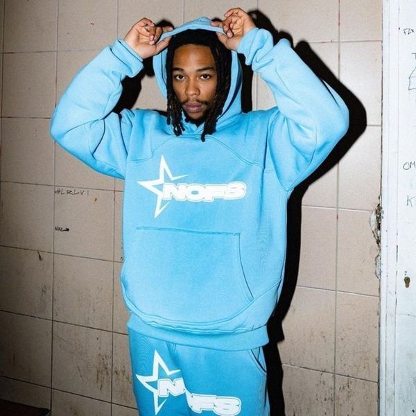 

y2k mens hoodies sweatshorts long sleeve pullover hooded print casual hip hop clothing s-2xl u8eg#, Black