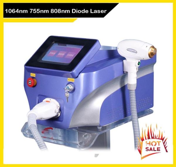 

3 wavelength 755nm 808nm 1064nm hair removal device 808nm diode hair removal machine facial hair reduction for salon u3322978, Black