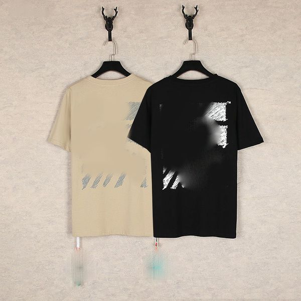 

mens t shirt off black white t shirts summer spring luxurys woman pure cotton man s casual shirt tshirts clothing street shorts sleeve clot, White;black