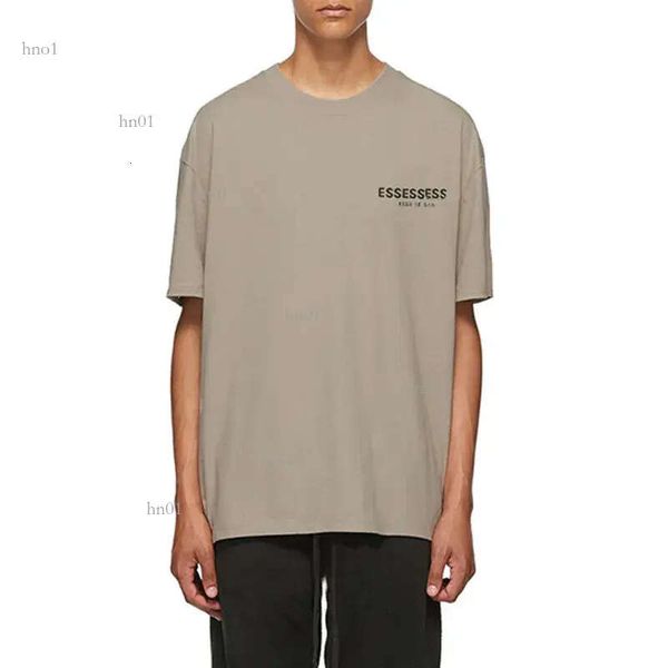 

essen designer t shirt mens short sleeve chest letter print high street essentail loose oversize casual t-shirt 100% cotton men c3, White;black