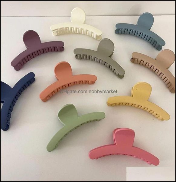 

hair clips barrettes jewelry candy color claw women girls trendy elegant aessories ladies big size makeup styling tool headwear 9742012, Golden;silver