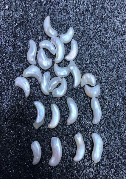 

loose moon star shape cultured freshwater pearls for jewelry making diy7696085, White