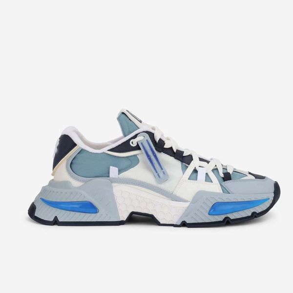 

designer sneakers casual shoes men and women colorful daddy shoes multilace, Black