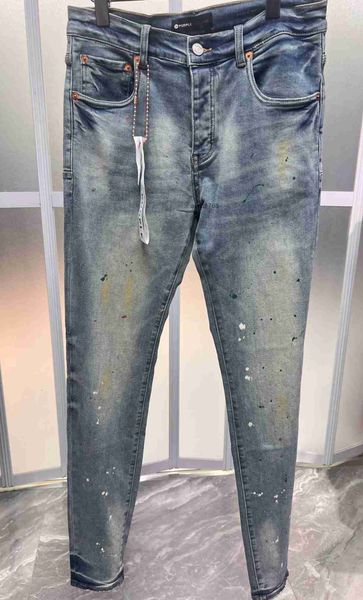 

purple ksubi men's designer anti slim fit casual fashiion jeans true brand, Blue