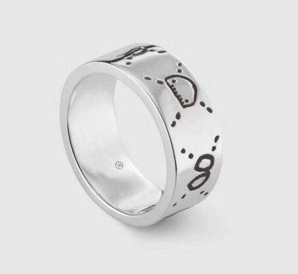 

fashion 925 sterling silver skull rings moissanite anelli bague for mens and women party promise jewelry lovers gift with box 52191053