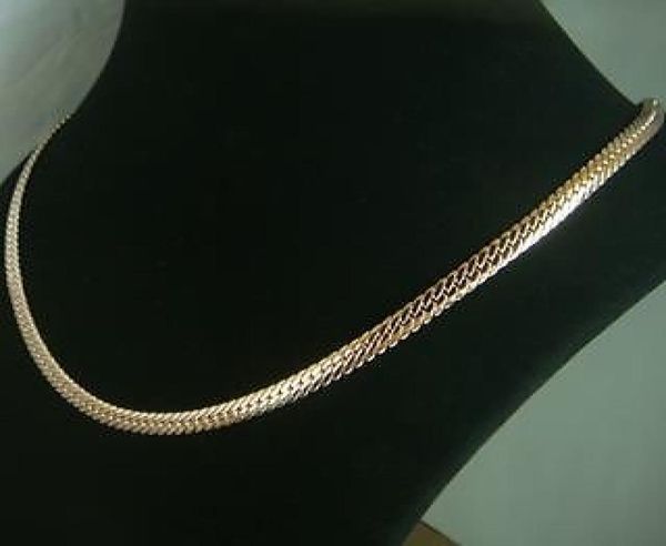 

14k 14ct rose gold filled chain necklace n13801231294916, Silver
