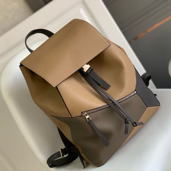 

9a designer puzzle backpack style imported cowhide large capacity handbags 44.5cm high imitation