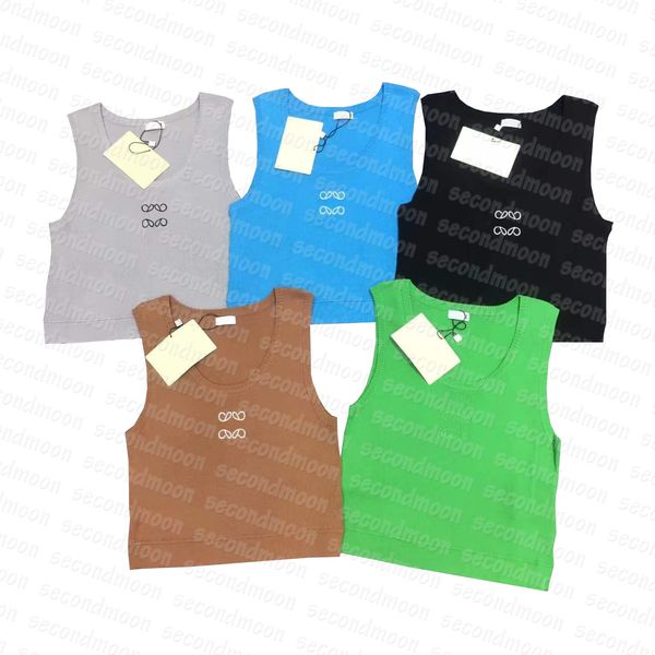 

crop knits tee women summer sport woman vest yoga tees quick drying knitted tank top, White