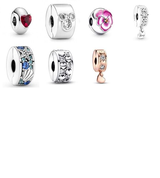 

new 2022 100 925 sterling silver love shell clip charm fit diy original bracelet fshion jewelry gift6233877, Black