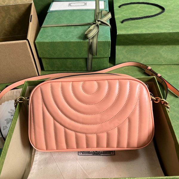 

10a retro mirror quality small camera bag 24cm designer crossbody bag shoulder bags genuine leather chain bags with box g017