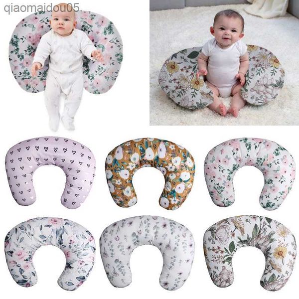 

baby nursing pillows cover maternity u-shaped breastfeeding pillow slipcover infant cuddle feeding waist cushion dropshipping l230712