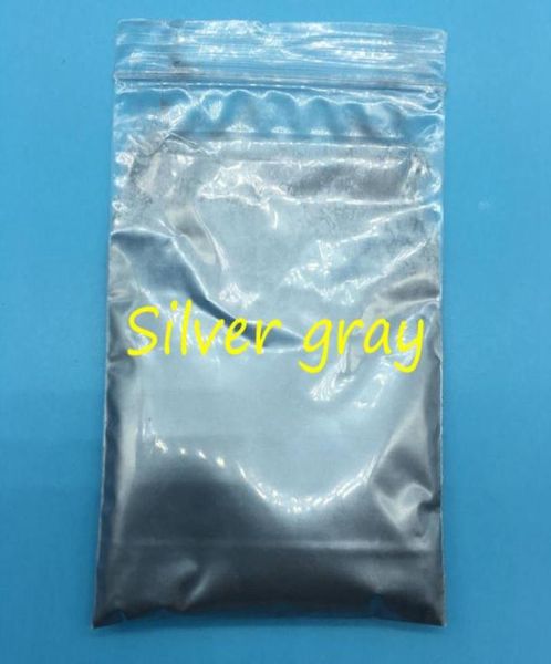 

100gbag silver grey color pearl mica powder pigment pearlescent coating pigment cosmetic pigmentdiy nail polishmakeupeye shado8103265, Silver;gold