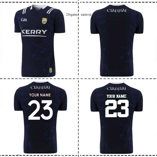 

2023 kerry gaa away jersey size s-m--xl-xxl-3xl-4xl-5xlig8a, White;black