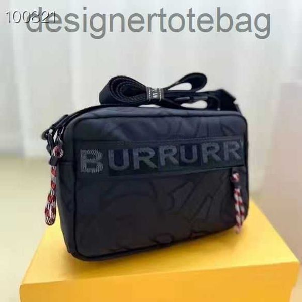 

burbrery men's bag canvas shoulder bag messenger bag men's small square bag nylon youth camera bag casual fashion large volume fas