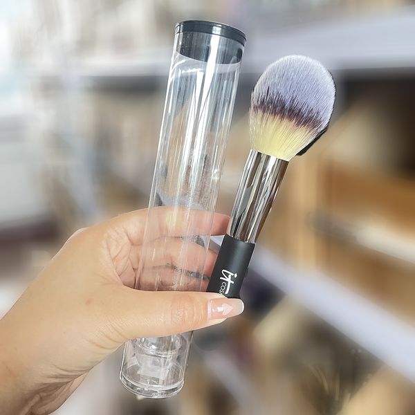 

IT Makeup Brush Heavenly Luxe Wand Ball Powder Cosmetics Brush #8 Tapered Soft Hair Face Finishing Brush Beauty Blender Tools, Heavenly luxe brush