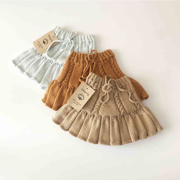 

skirts enkelibb kids girl lovely knit super cute toddler winter autumn high waist really nice 230731, Blue
