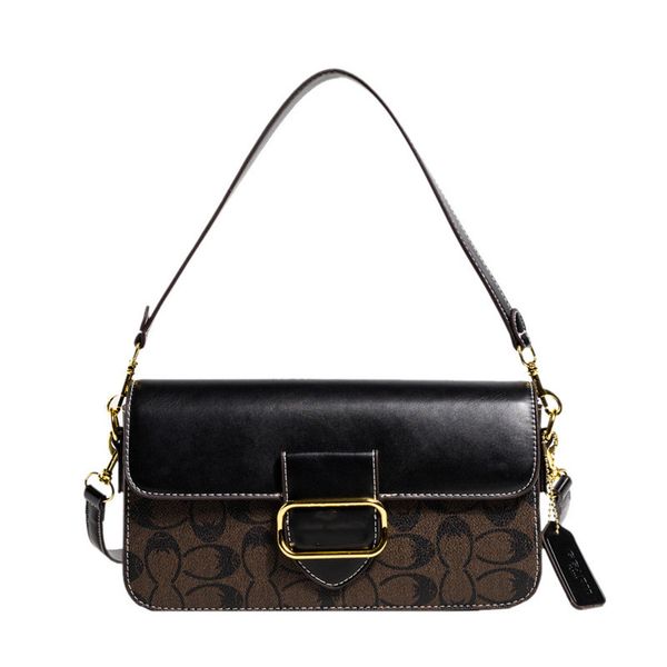

tote bag designer bags retro high-end underarm bag for women's fashionable small square bag temperament pu one shoulder crossbody bag w