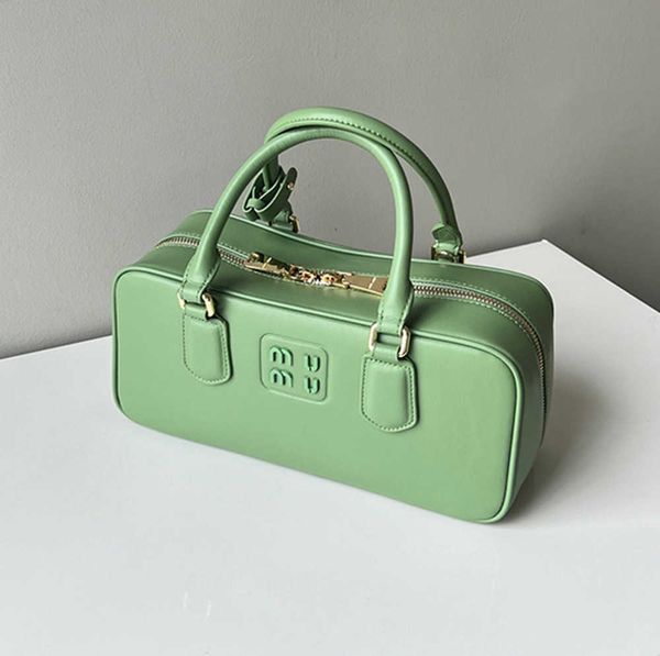 

handle miui shoulder bag miu matelasse bowling handbags purses womens mens designer wallet crossbody square genuine leather clutch wrinkle b