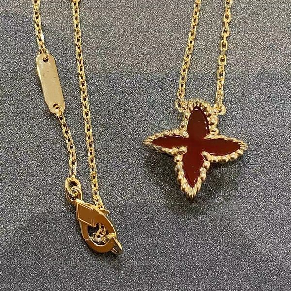 

designer necklace designer jewelry clover necklace fashion classic luxury brand lucky clover single flower diamond chains for women engageme, Silver