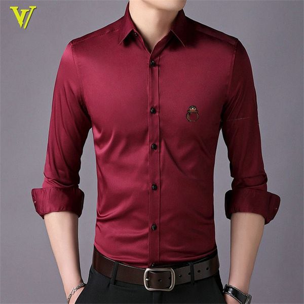 

men's long and short shirts casual slim-fit shirts fashion shirts for work meetings hairstylist's shirts men must have bf59, White;black