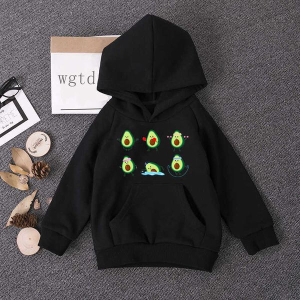 

jackets hoodies fashion baby boys girls sweatshirts kawaii cute avocado print kids hoodies children toddler girl clothes long sleeve sweatsh