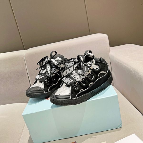 

designer casual shoes real leather classic plaid trainers berry stripes shoe fashion trainer for man 0728, Black