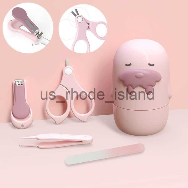 

nail care 1/4pcs sea lion nail care sets baby healthcare kits newborn baby safety scissors anti-clip nail clippers baby nail trimmer new x07