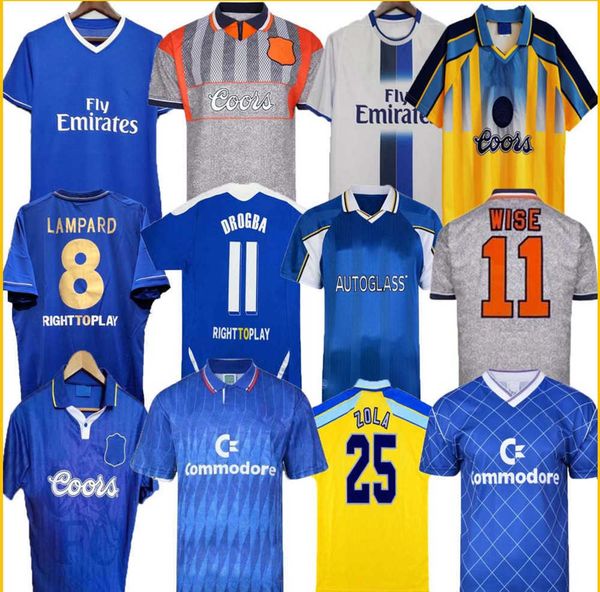 

cfc retro soccer jersey lampard torres drogba 11 12 13 final 94 95 96 97 98 99 football shirts camiseta wise 03 05 06 07 08 cole zola vialli, Gray