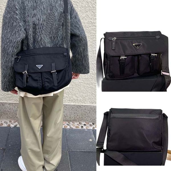 

lady bag nylon cloth flip messenger bag shoulder messenger bag casual men's bag