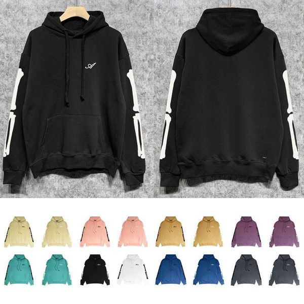 

designer hoodie mens sweatshirt a 23ss miri printed hooded sweater men women hoodies oversize jacket hip-hop pullover shirt, Black