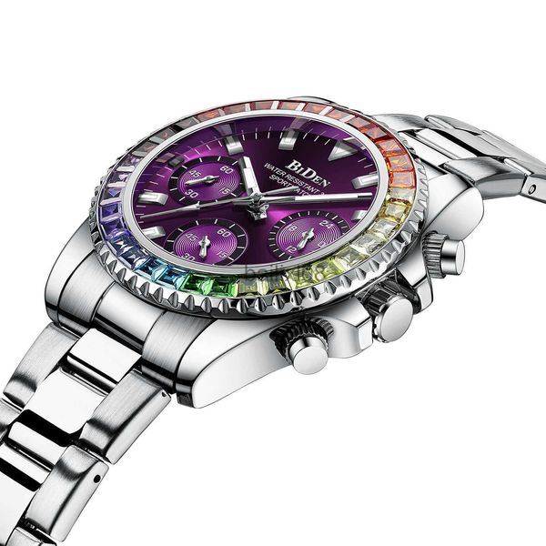 

other watches ladies fashion belt drilling business wholesale waterproof quartz watch biden watch manufturer j230728, Slivery;black