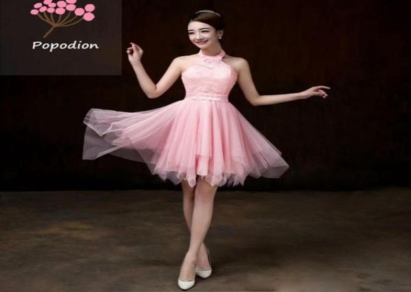 

popodion bridesmaid gown pink bridesmaid dresses short dress for wedding guests sister party formal dress prom dresses dhrom8000793925139, Blue;red