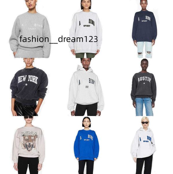 

womens hoodie cresw neck long sleeves inside fleece designer short sleeves tshirt letters printed t shirt embroidery loose hoodies cotton sw, Black