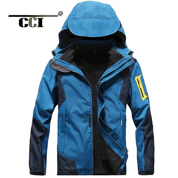 

mens jackets cci winter waterproof hiking jacket large size windproof windbreaker camping hunting running trekking fishing coat mc024 230731, Black;brown