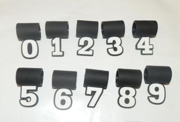 

titanium sport accessories new fashion number pendants with silicone charms men pendant for baseball necklace4772885