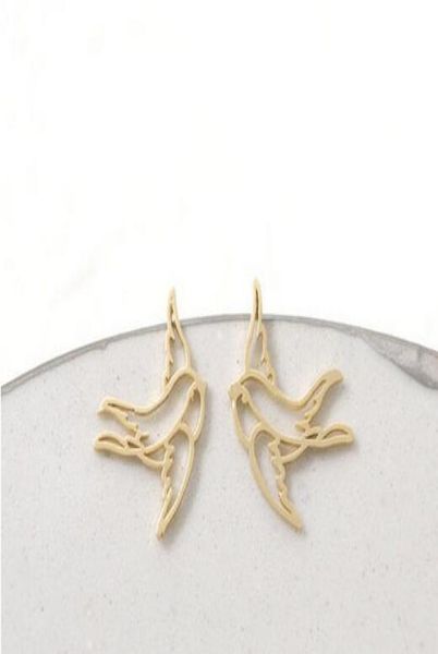 

fashion hollow llow stud earrings wholesale 17840791, Golden;silver