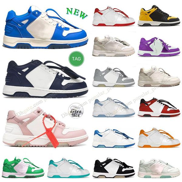 

out of office low casual shoes white running shoes men women luxury genuine leather black whtite vintage biege fashion designer light blue o